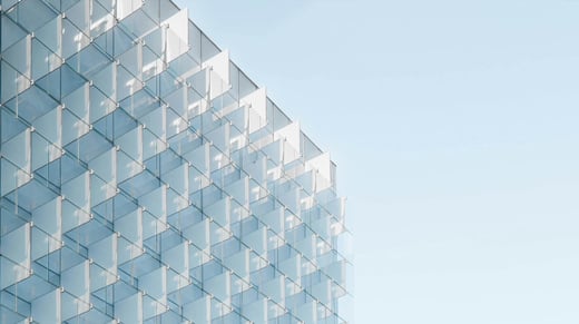 Intrincada arquitectura de cristal en España.